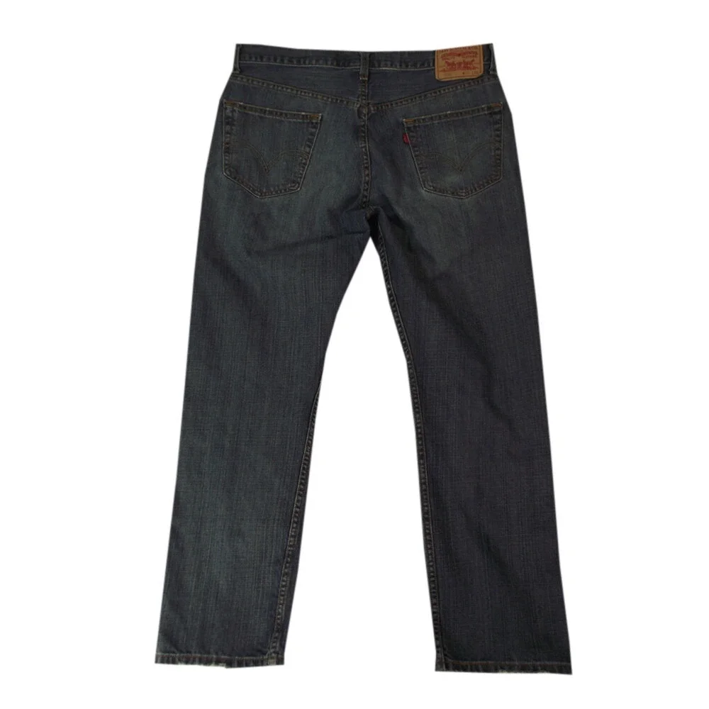 Levi's Men's 505 jeans 36‎ x 30 regular fit straight blue denim pants